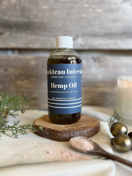 Hemp Oil 8 oz. - Shackteau Interiors, LLC