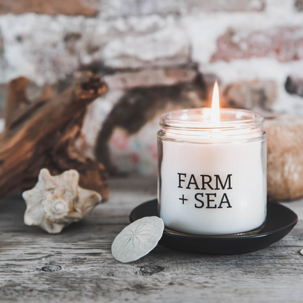 Farm + Sea Candle - Shackteau Interiors, LLC