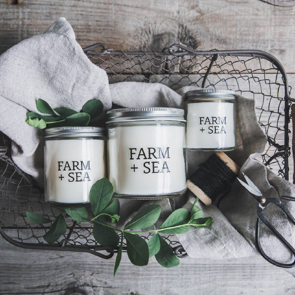 Farm + Sea Candle - Shackteau Interiors, LLC