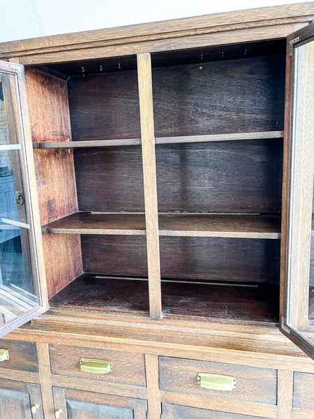 Vintage Oak Hutch