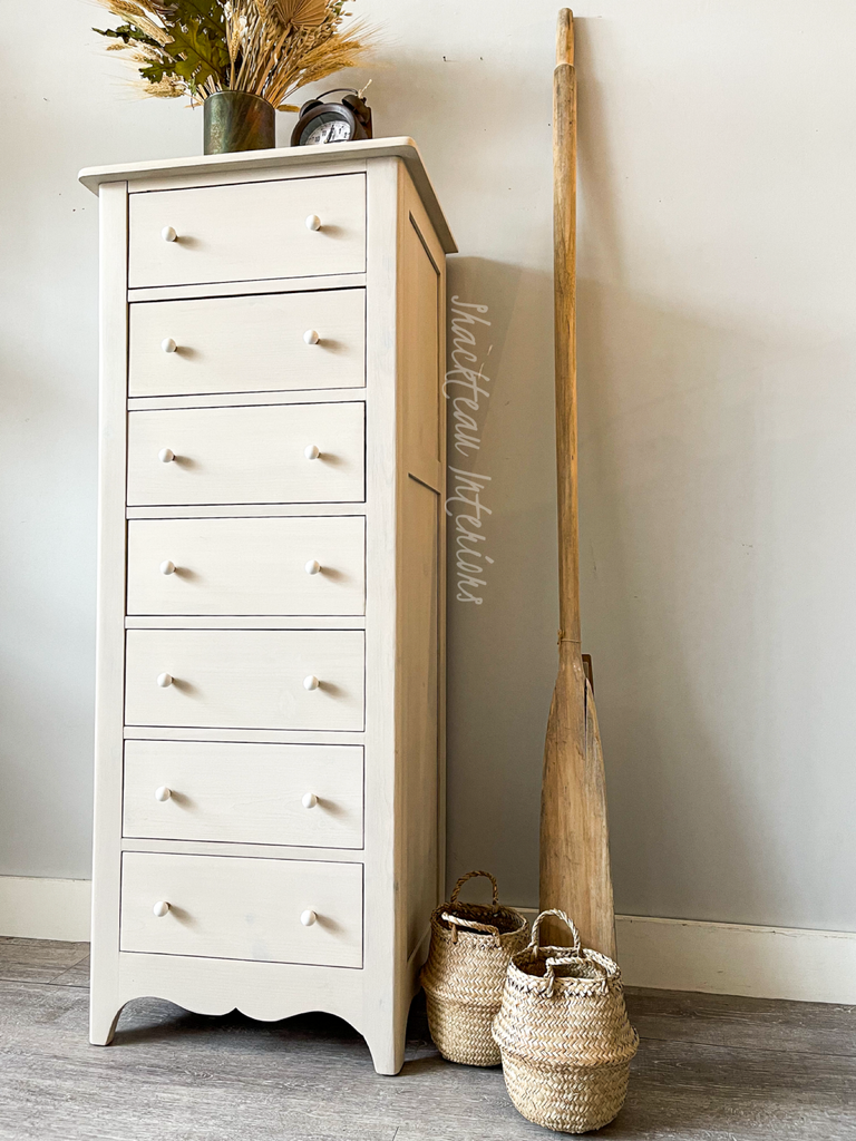 Vintage Pine Lingerie Chest Shackteau Interiors LLC
