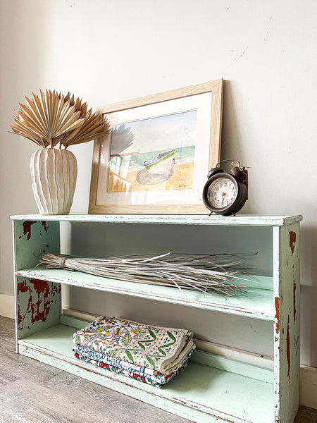 Vintage Beach Cottage Bookcase