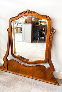 Antique Mirror and Harp