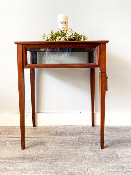 Vintage Vitrine Table