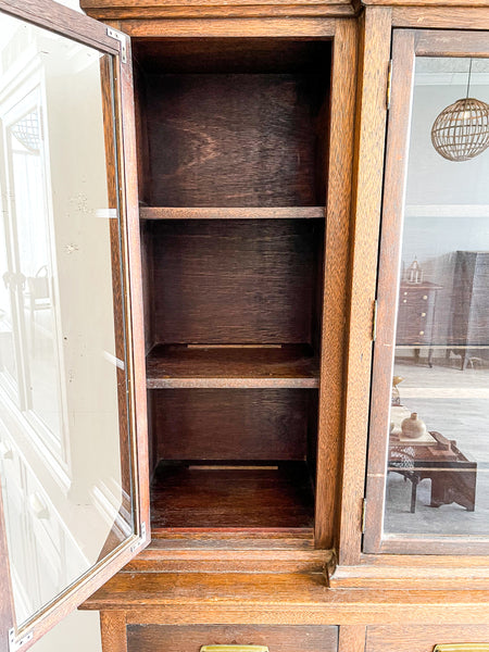 Vintage Oak Hutch