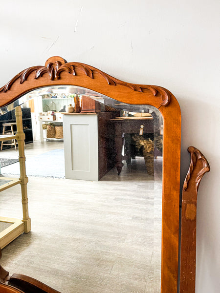 Antique Mirror and Harp