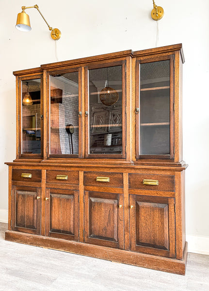 Vintage Oak Hutch