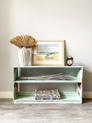 Vintage Beach Cottage Bookcase