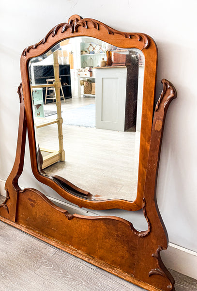 Antique Mirror and Harp