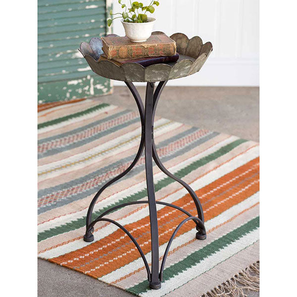 Fluted Accent Table