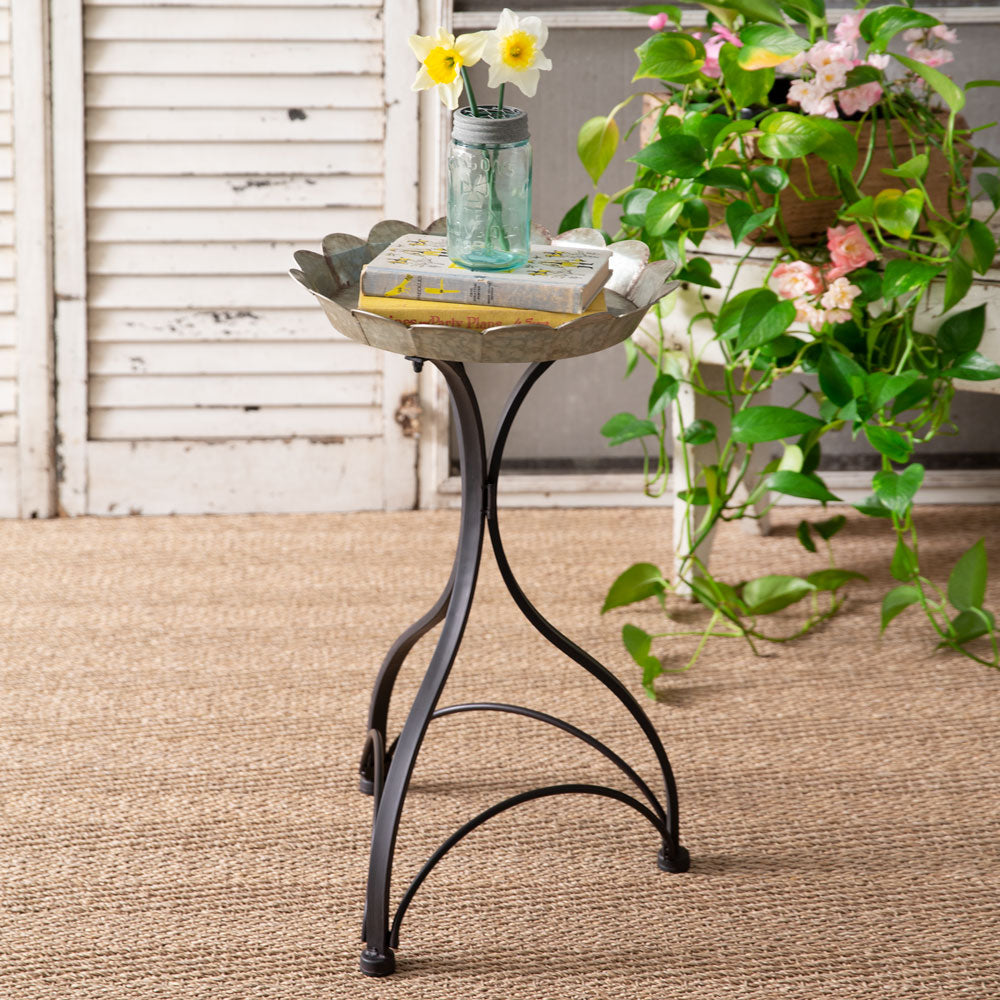 Fluted Accent Table