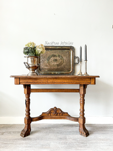 Antique Clawfoot Table - Shackteau Interiors, LLC