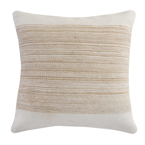 Ivory and Jute Pillow Cover Only - Shackteau Interiors, LLC