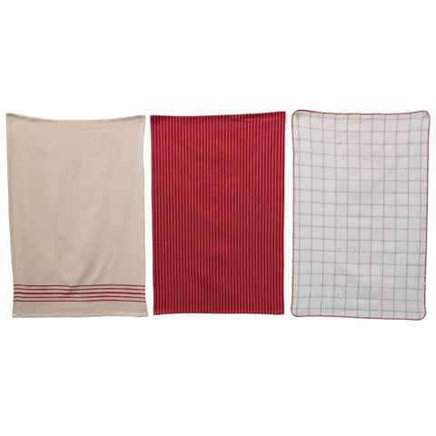 Cotton Tea Towel Set - Shackteau Interiors, LLC