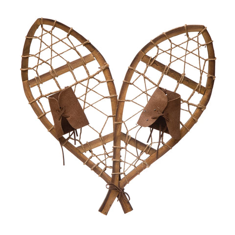 Wood Wall Decor Snowshoes - Shackteau Interiors, LLC