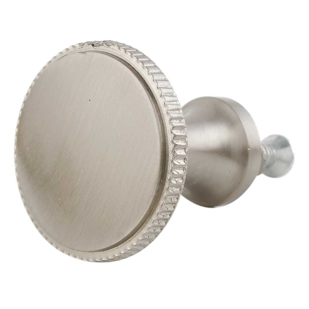 Brushed Nickel Knob - Shackteau Interiors, LLC