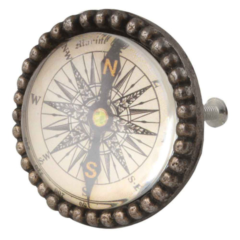 Vintage Style Compass Knob - Shackteau Interiors, LLC