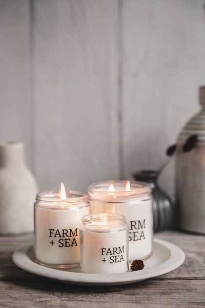 Farm + Sea Candle - Shackteau Interiors, LLC