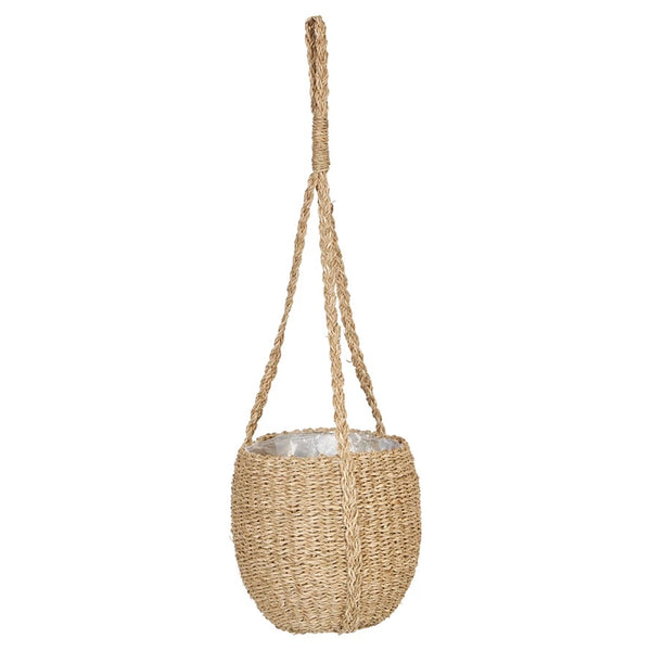Sea Grass Hanging Basket - Shackteau Interiors, LLC